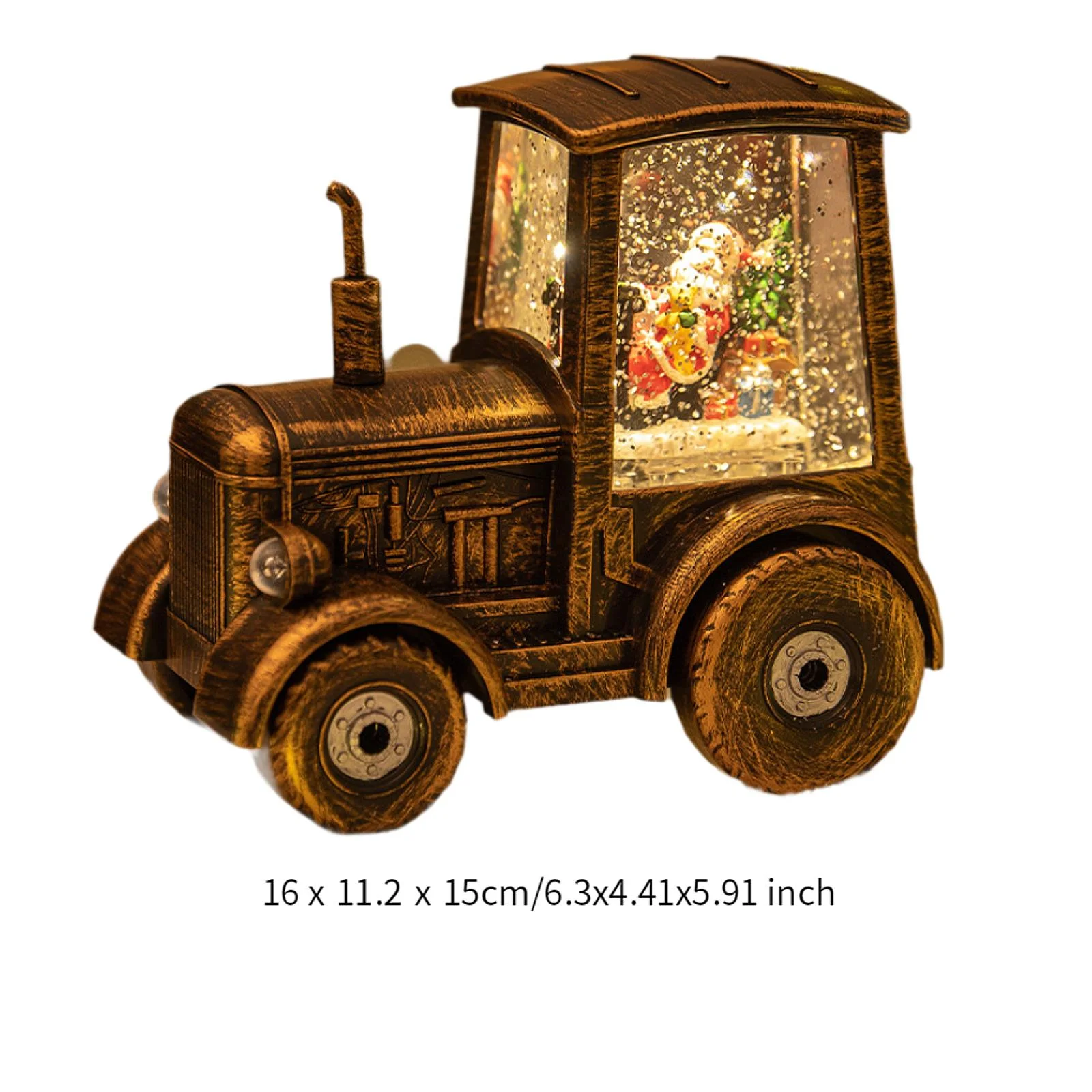 Рождественская подсветка коробка для поезда украшения стола в стиле ретро с