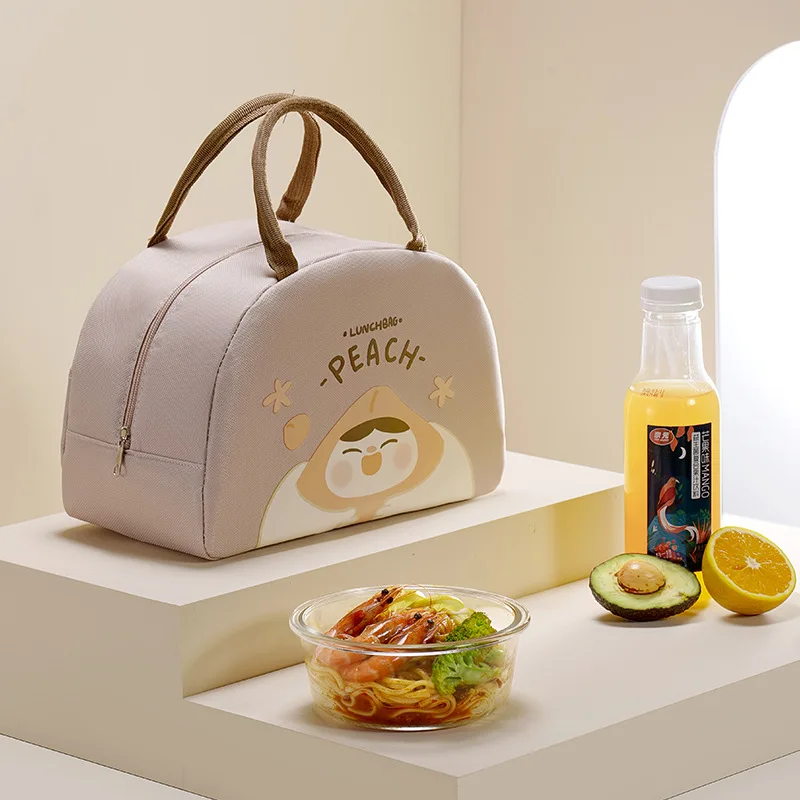 

Lovely Insulated Lunch Bags Waterproof Fruits Milk Fresh Cooler Pouch Hermal Food Picnic Thermal Bento Container Handbag