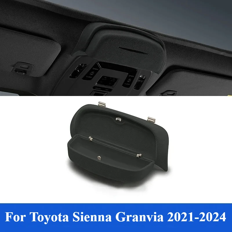 Для Toyota Sienna Granvia 2021-2024 автомобильный чехол для очков, модификация, детали для хранения на крышу, специальные принадлежности, аксессуары для салона автомобиля