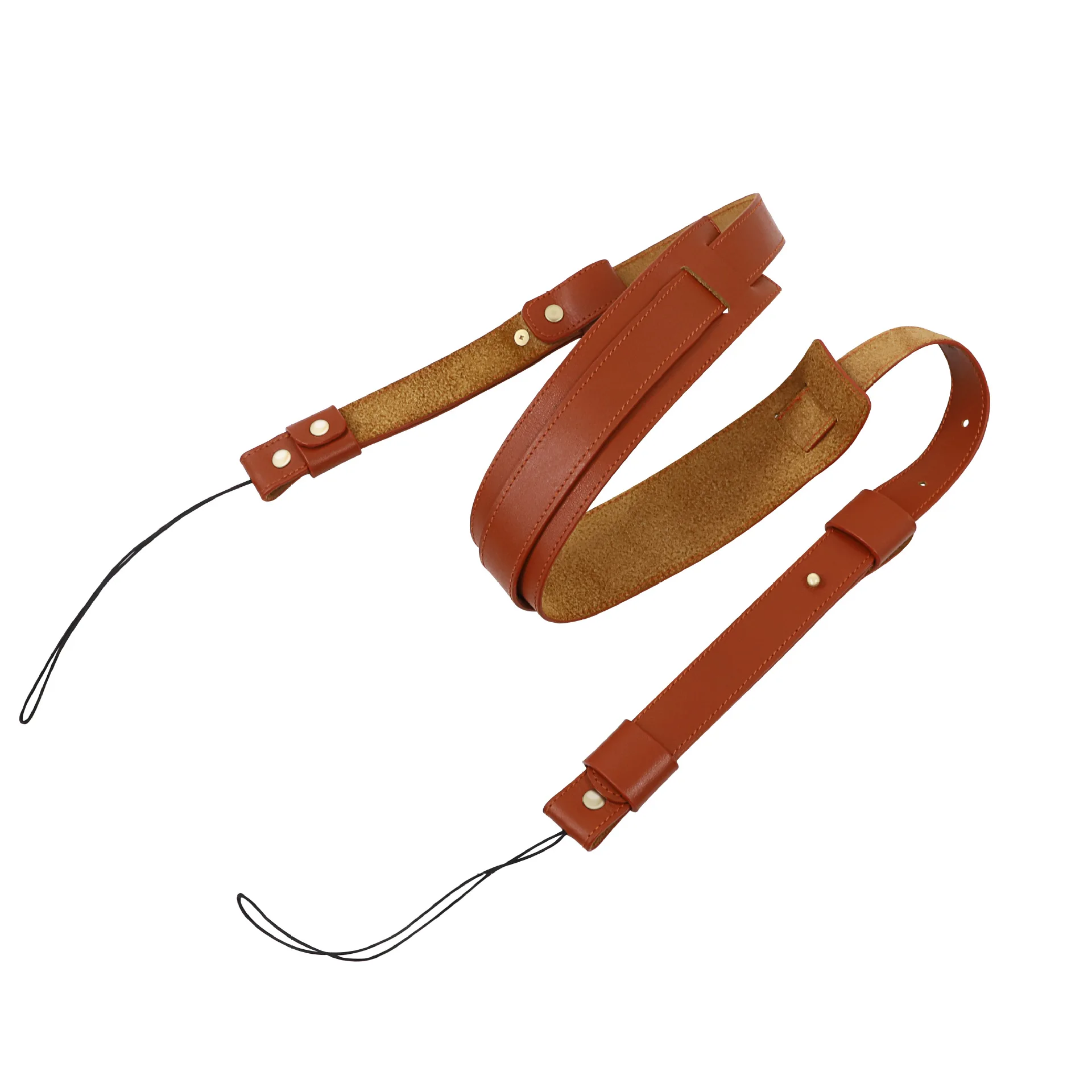 80-110cm Cowhide Leather Camera Shoulder Neck Straps Carrying Belt DSLR Strap Grip for Sony Lumix Nikon Canon FUJI Leica Pentax