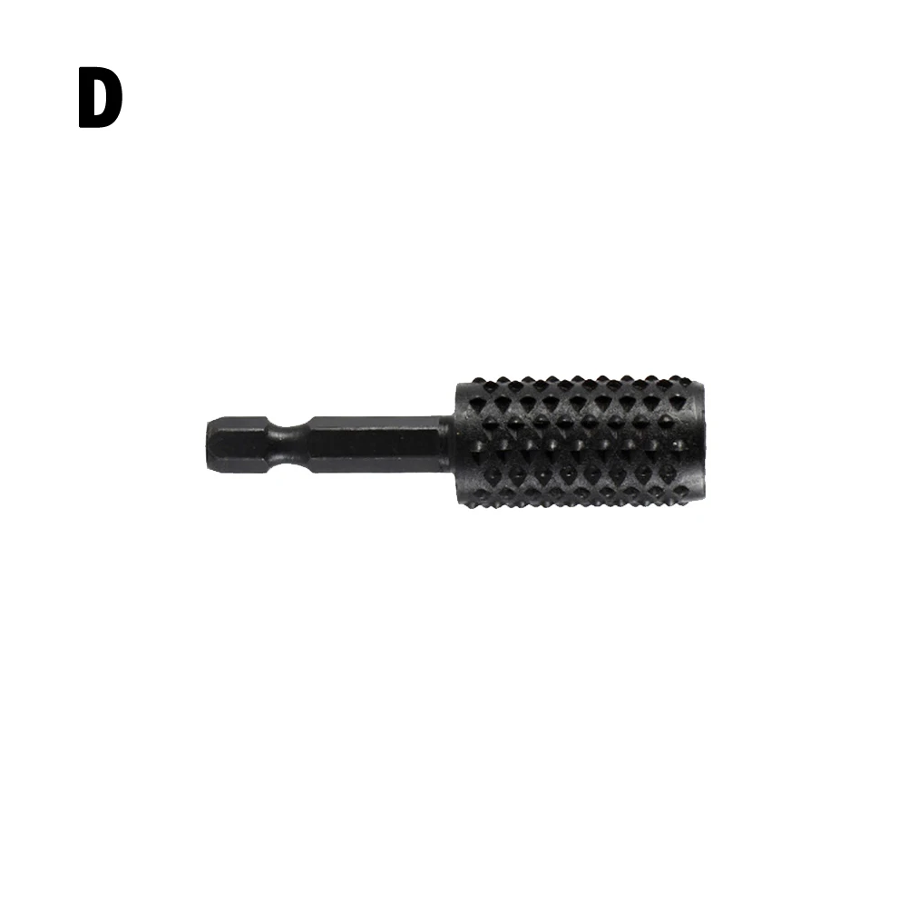 

7Pcs Solid Rotary File Burr Set 6.35mm Hex Shank For Wood Plastic Carving Chamfering Reaming Polishing Woodworking Power Tool