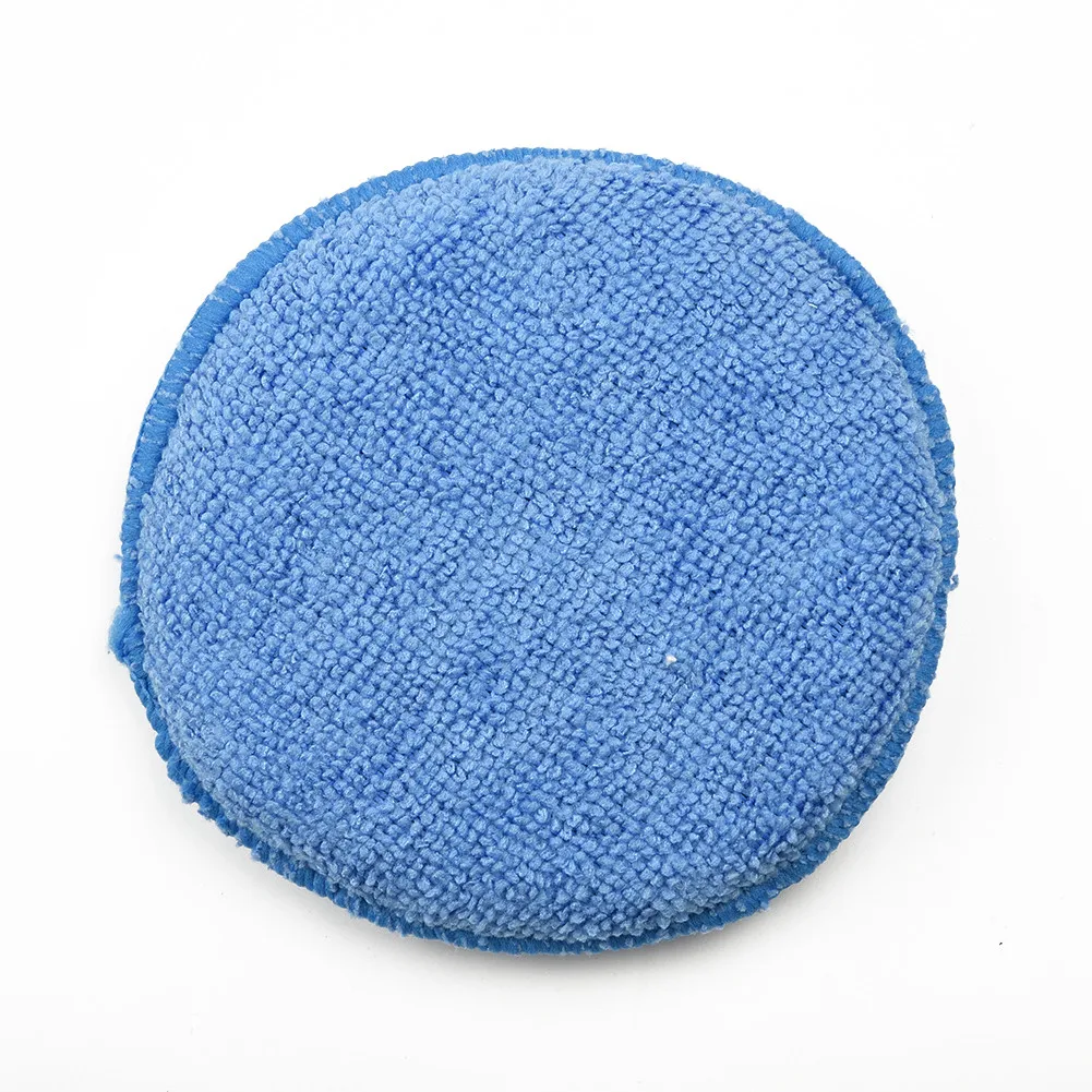 

10pcs Car Waxing Polish Microfiber Foam Sponge Applicator Cleaning Pads 5-Inch Dust Remove Auto Care Polishing Pad