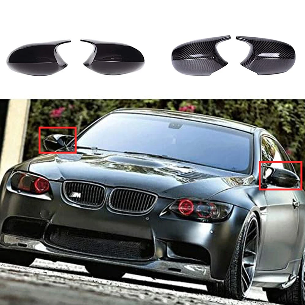 Крышка для зеркала заднего вида автомобиля 2X, крышка для зеркала заднего вида автомобиля, крышка для зеркала заднего вида для BMW E90 E91 2005-2007 E92 E93 2006-2009