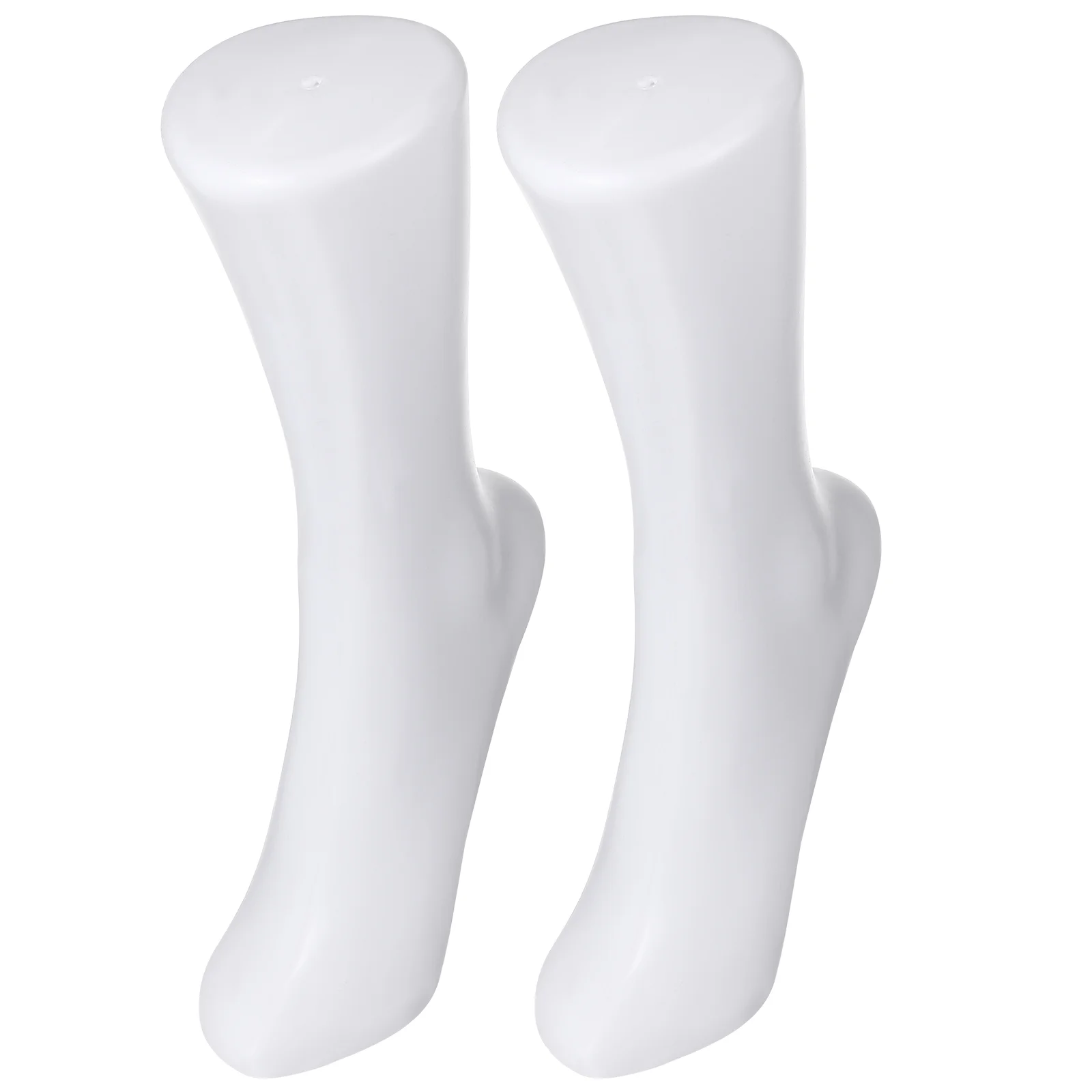 

2 Pcs Women's Socks Leg Model Props Manikin Female Feet Mold Blockers Plastic Shoes Foot Supply Mannequin Anklets Woman