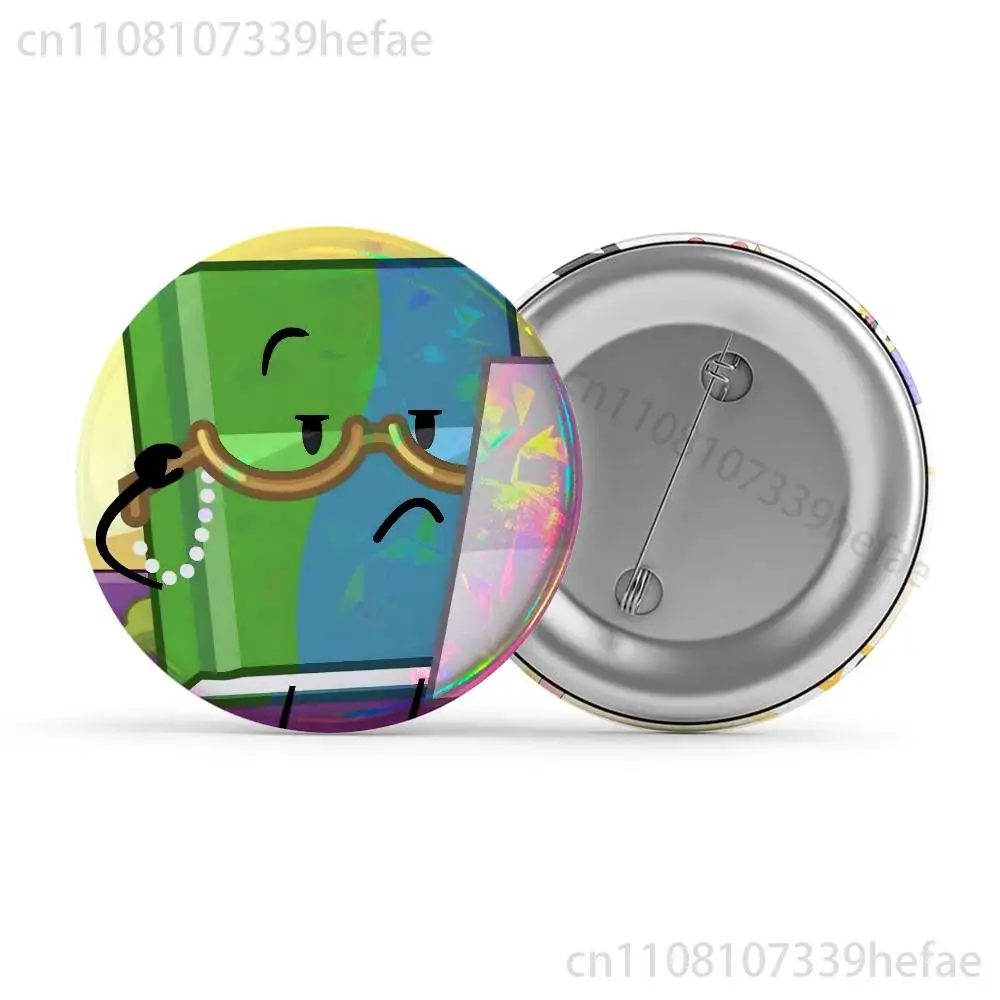 Нагрудный значок B-Battle for Dream I-Island BFDI, круглый, из жести, 44 мм, 32 мм, 58 мм, для декора, подарок (art.: 3920d7c4ad92f) - 3920d7c4ad92f