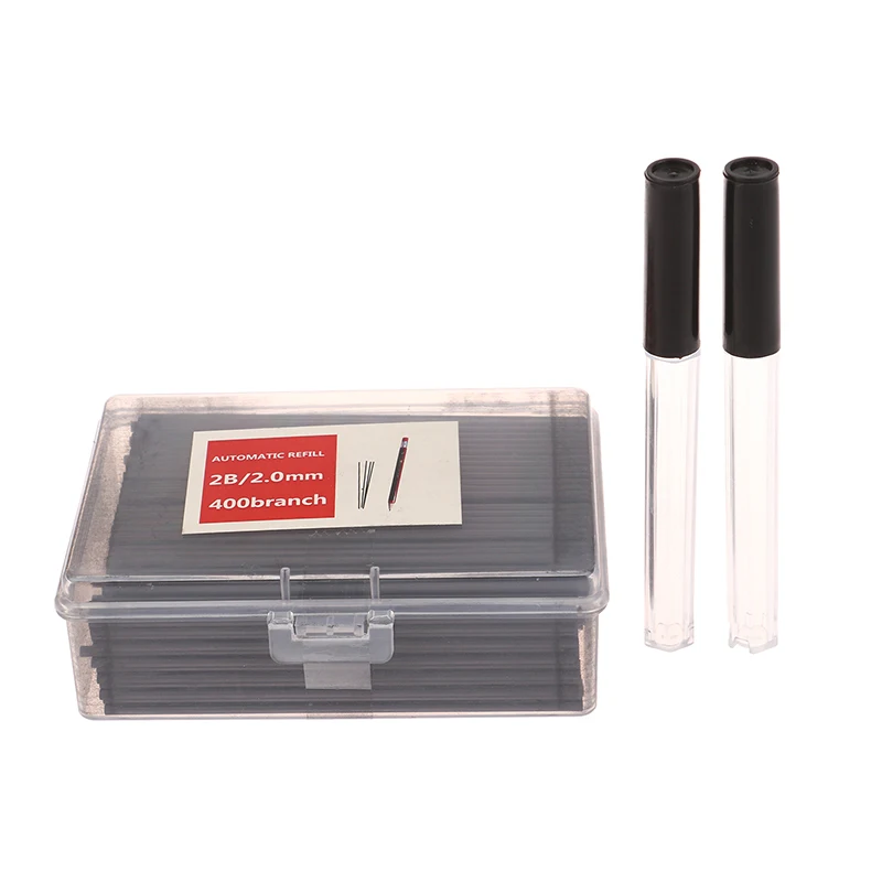 

400Pcs Mechanical Pencil Lead Core 2.0mm Large Capacity Replaceable Pencil Refills Student Affordable Pencil Lead