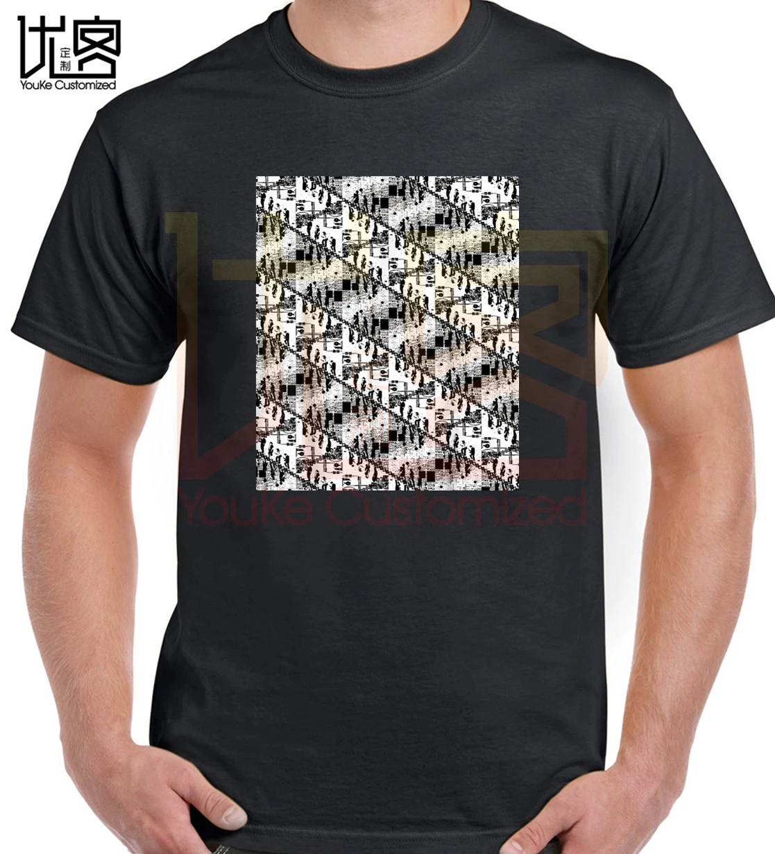 

Korean PARASITE Art Design 80s Retro Style T Shirt men's women's 100% cotton short sleeves tops tee printed Crewneck t-shirt