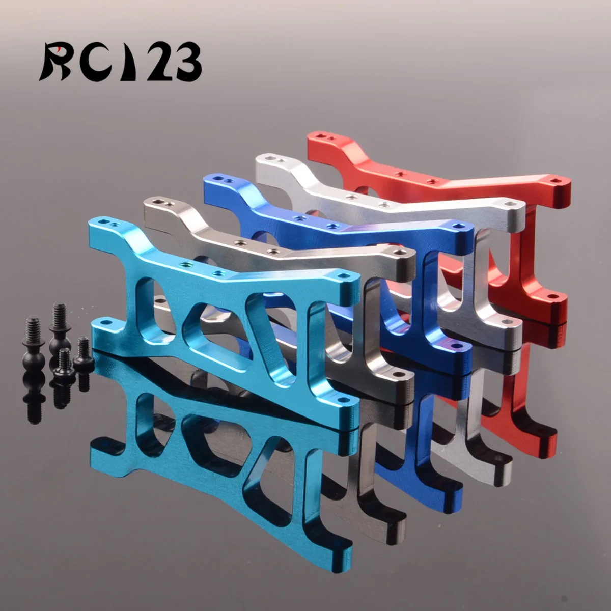 1:18, 2 шт, Алюминиевый задний нижний рычаг подвески RC FS736019 для большого грузовика NIEUWE ENRON