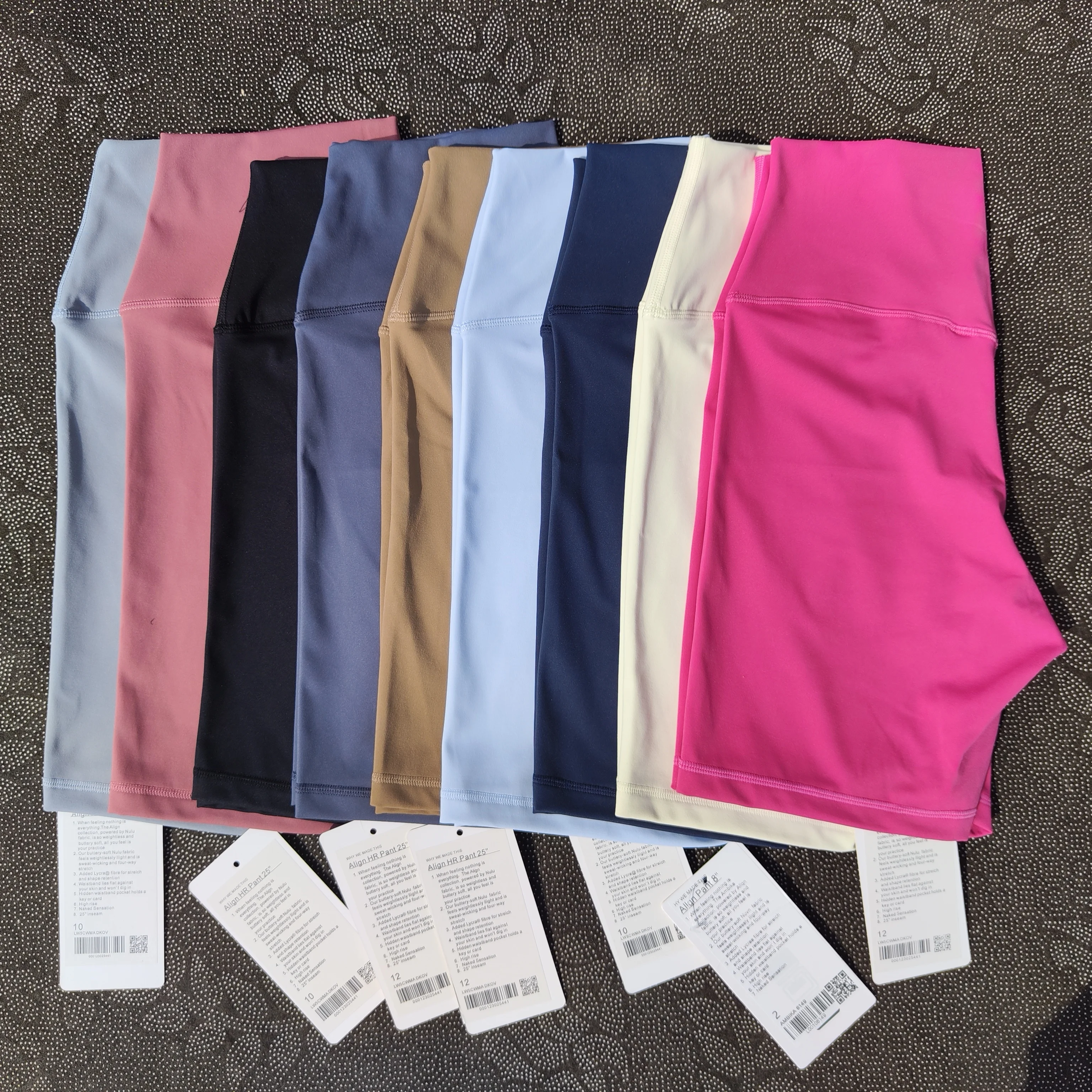 Luluwomen's Shorts Gym Leggings Outdoor Jogging Yoga Cycling Shorts 4