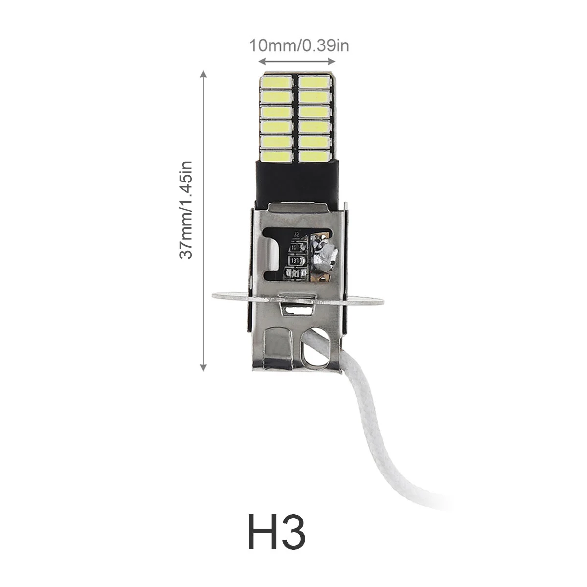 

Сверхъярсветодиодный СВЕТОДИОДНАЯ Лампа H1 H3 Canbus, противотумансветильник фары для автомобиля, фары 4014 24SMD, 12 В, 6000K, хосветильник огни для автомобиля, мотоцикла, лампа