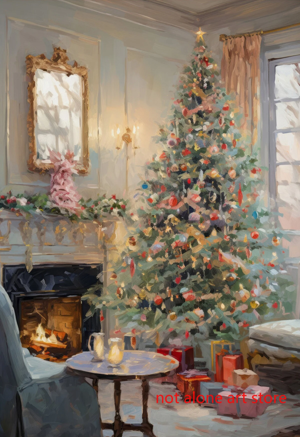 

Настенныйprint "Винтаж Рождество" на холсте