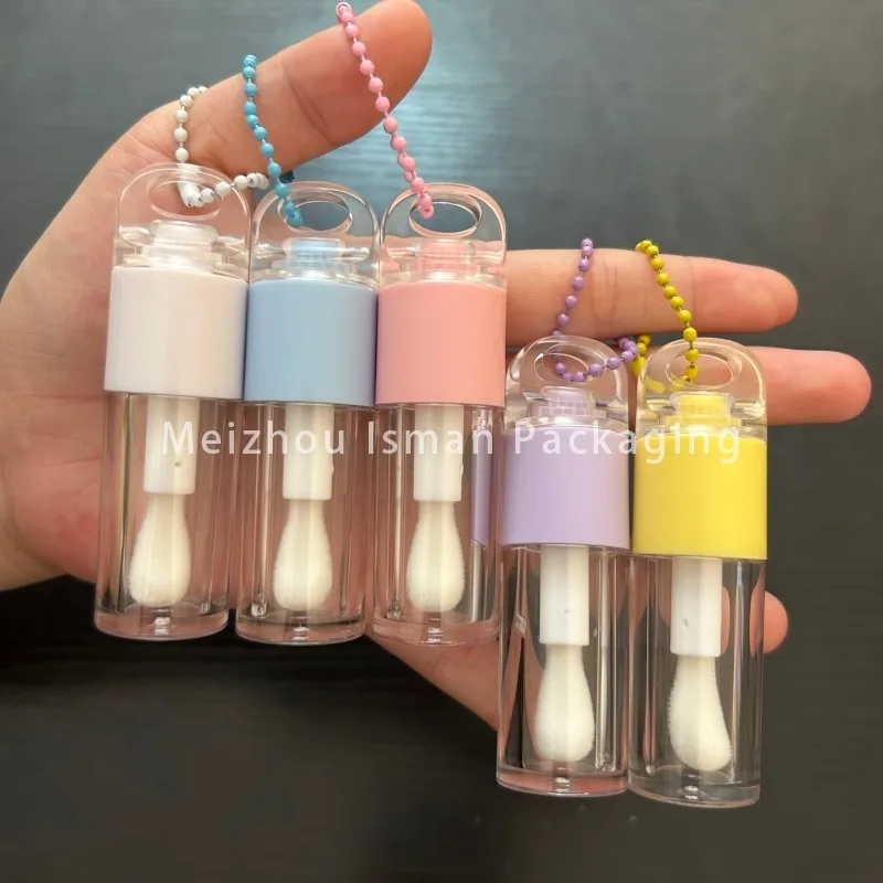 50 шт. 5 мл прозрачный мини-брелок для губной помады