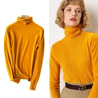 cashmere sweater women knitted pullover jumper autumn winter warm candy color jersey pull femme hiver woman turtleneck