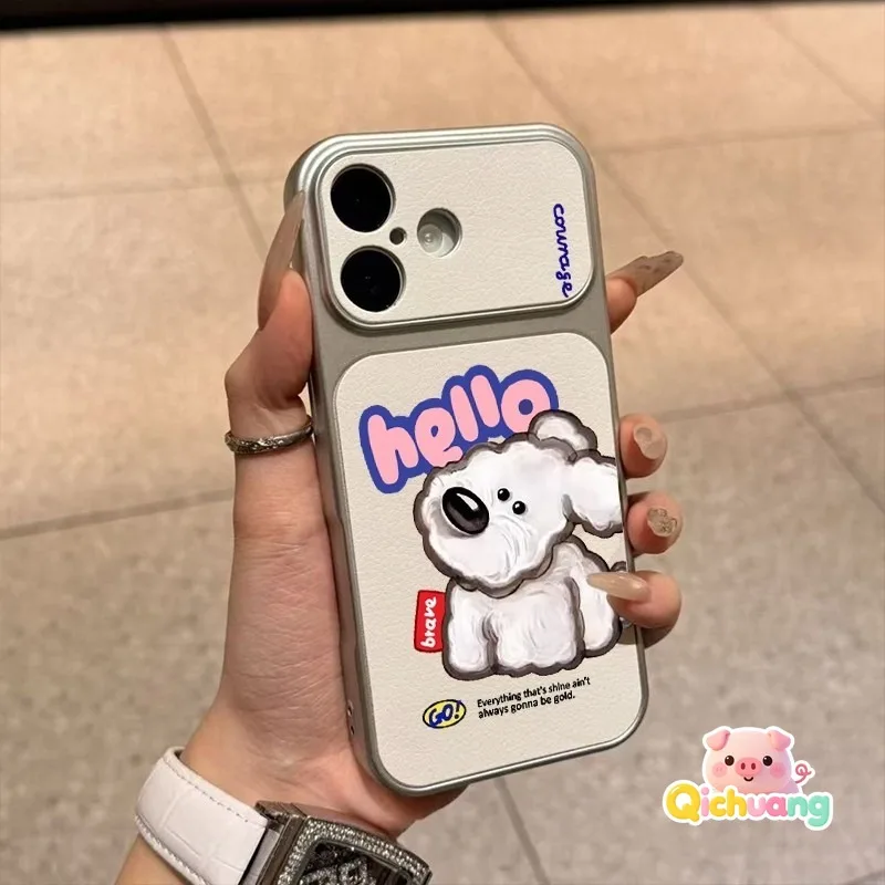 Фото Чехол для телефона Realme C25 C25S C25Y C21Y C20 C20A C17 C15 C12 C11 C3 C3i C1 из искусственной кожи с милым рисунком собаки породы вест-хайленд-уайт-терьер, мягкий чехол №4
