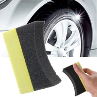310pcs hot tire care professional curved foam cleaning car sponge pad tyre dressing applicator