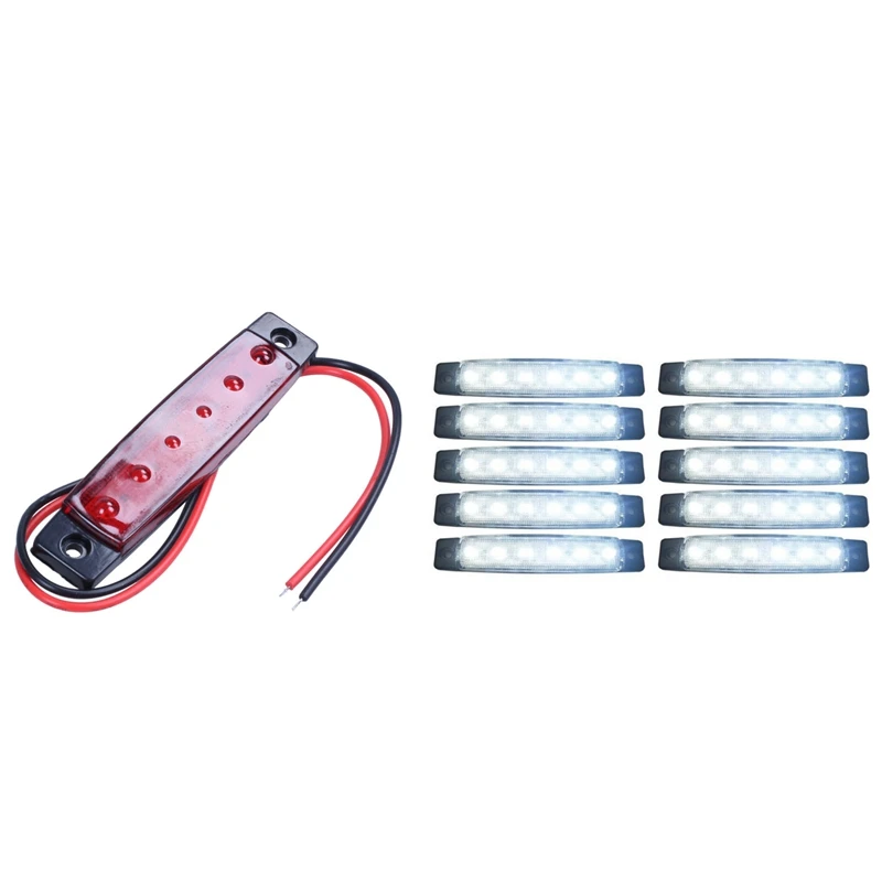 

Светодиодные Автомобильные индикаторы, 1 шт, 24 В, 6 SMD