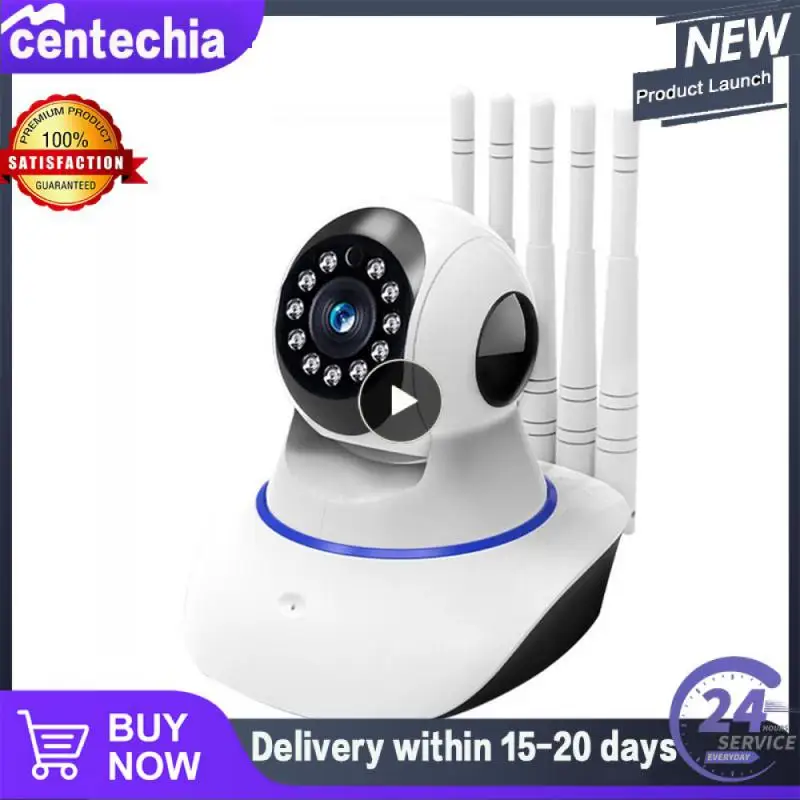 

1~5PCS Night 5 Antennas Wifi Ip Camera Robot 1080p Wifi Ip Camera 5 Antennas 360º Rotation