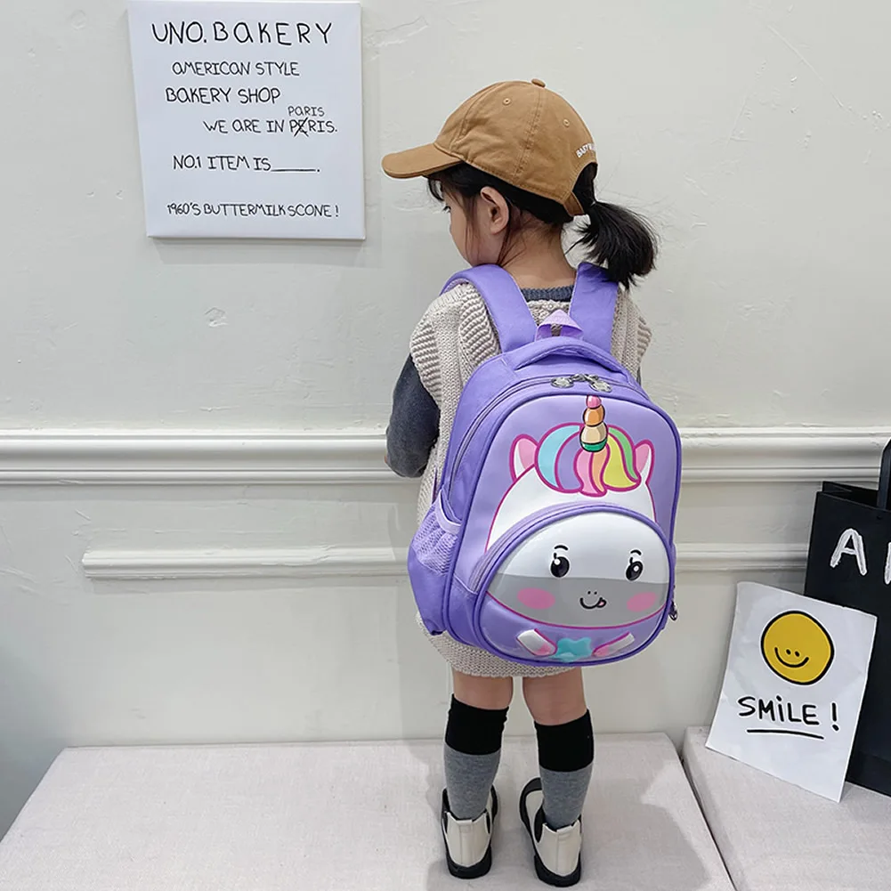 GNWXY New Small Students Schoolbag Girl Cartoon Cute Kindergarten School Bag 5-9 Years Old Children Spine Guard Backpack Boys
