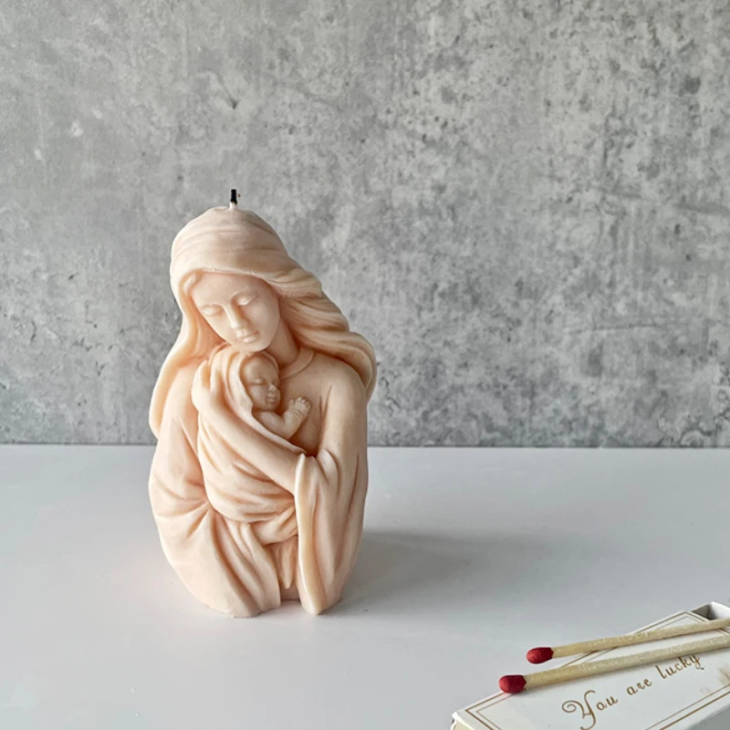

Madonna Mold Baby Jesus Family Resin Mold Conestabile Madonna Sculpture Mold Silicone Mold Resin Candle Mold Christian Ornaments