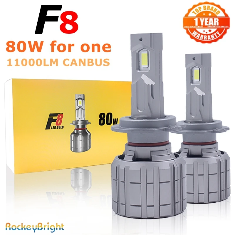 

F8 160W H7 Led Lamp High Power Led Headlight Bulb H7 H8 H11 9005 9006 Hb3 Hb4 Turbo Led Lamp Led lighr