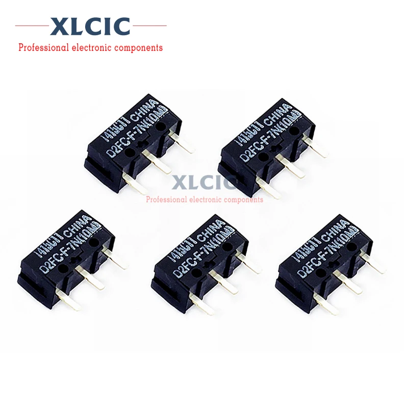 

10PCS Mouse Micro Switch D2FC-F-7N Mouse Button Fretting D2FC-E-7N D2FC 5 million times For G600 Mouse