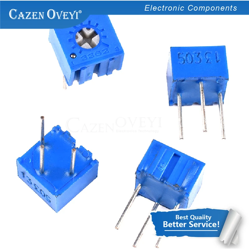 Триммер 3362P 101 201 501 102 202 502 103 203 503 104 204 504 105 30 шт. потенциометр Trimpo 3362 500R 1K 2K 5K 10K 20K 50K 100K