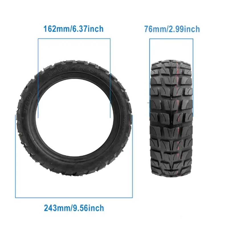 НОВИНКА! В НАЛИЧИИ - Внешняя шина 10X2.75-6.5 для электросамокатов Speedway 5 и Dualtron 3, 10-дюймовая бескамерная внедорожная шина, запчасть, 1 шт. (art.: 3920db42bb558) - 3920db42bb558