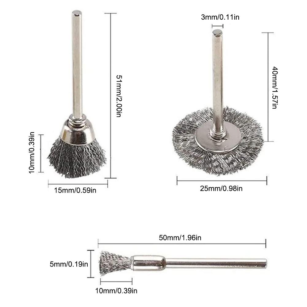 Набор щеток с проволочным колесом Dremel 15/60 шт