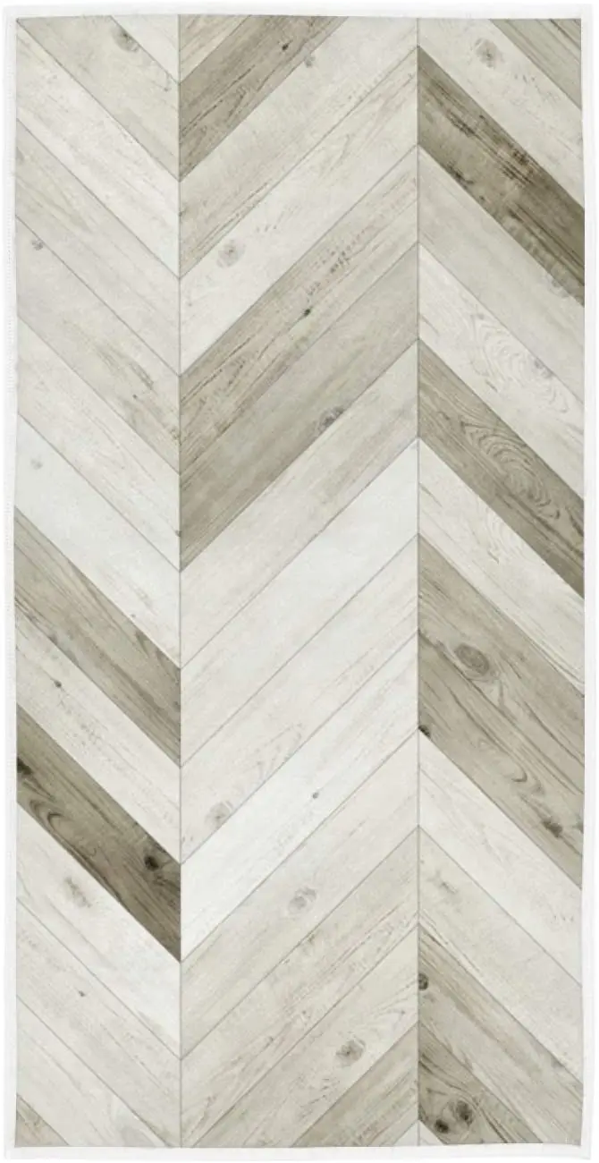 

Face Towel Chevron Bleached Natural Parquet Seamless Floor Hand Towel for Softness & Absorbency for Kitchen Hotel Home Decor по