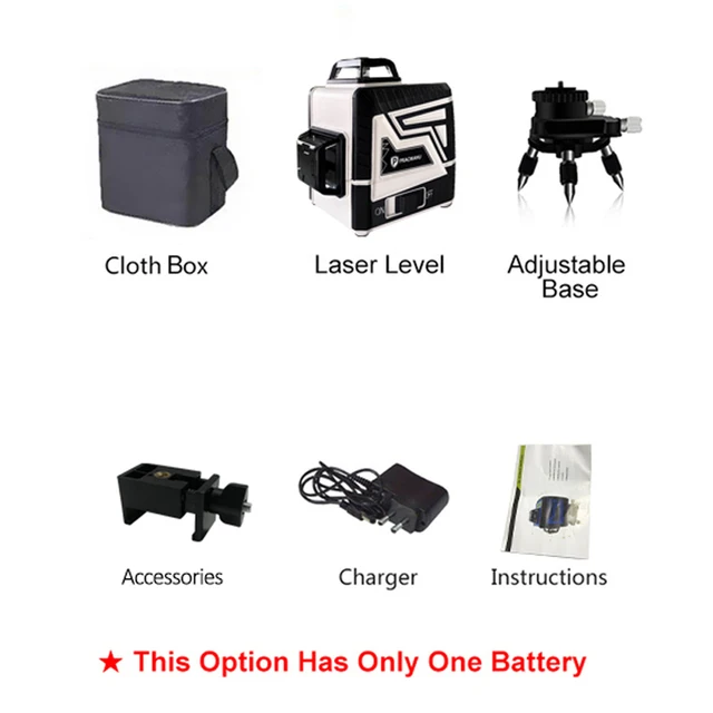 

Green Beams 12 Lines 3D Level Laser Level Self-Leveling Vertical Cross Powerful Green 360 Horizontal Laser Level Metal tin wall