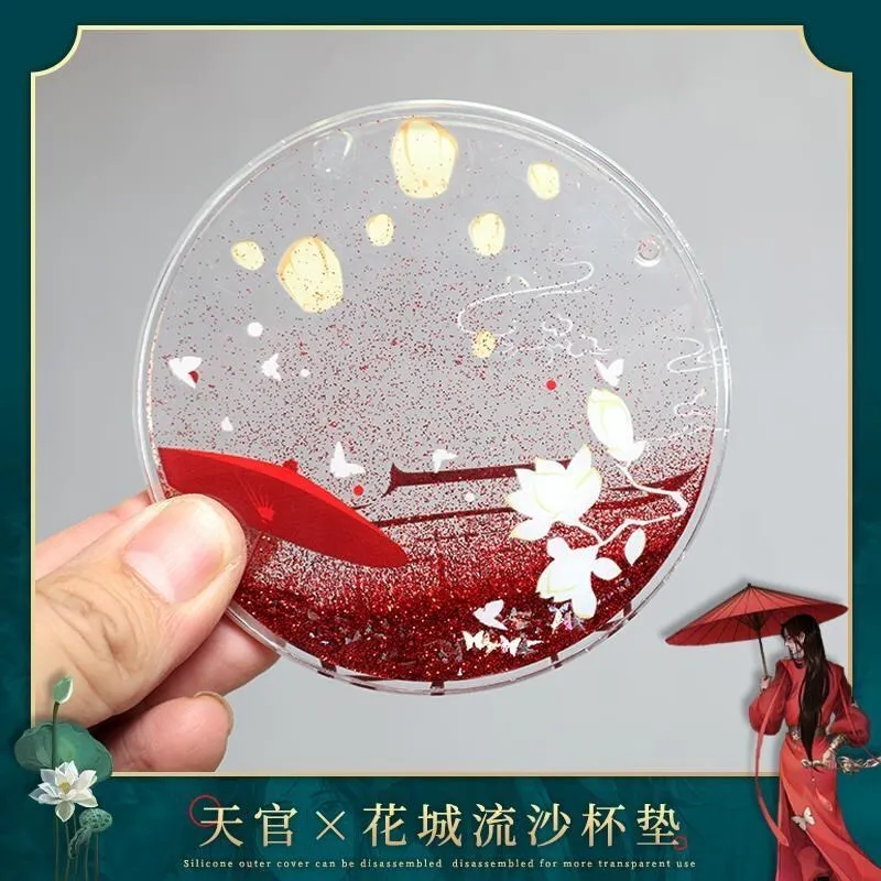 Аниме Tian Guan Ci Fu Hua Cheng Xie Lian акрил Quicand Shake Fighter Coaster аксессуары для косплея