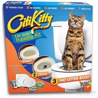 citikitty as seen on shark tank cat toilet training kit cat toilet training system teach cat to use toilet