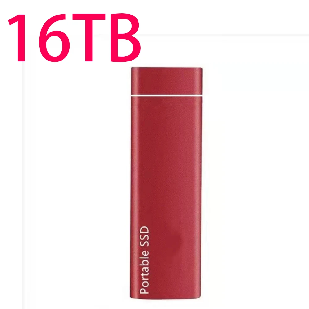 

16TB 10TB 8TB 4TB 2TB Portable SSD Mobiele Solid State Drive Computer HD Laptop Storage Disk Hard Drive SSD External Hard Drive