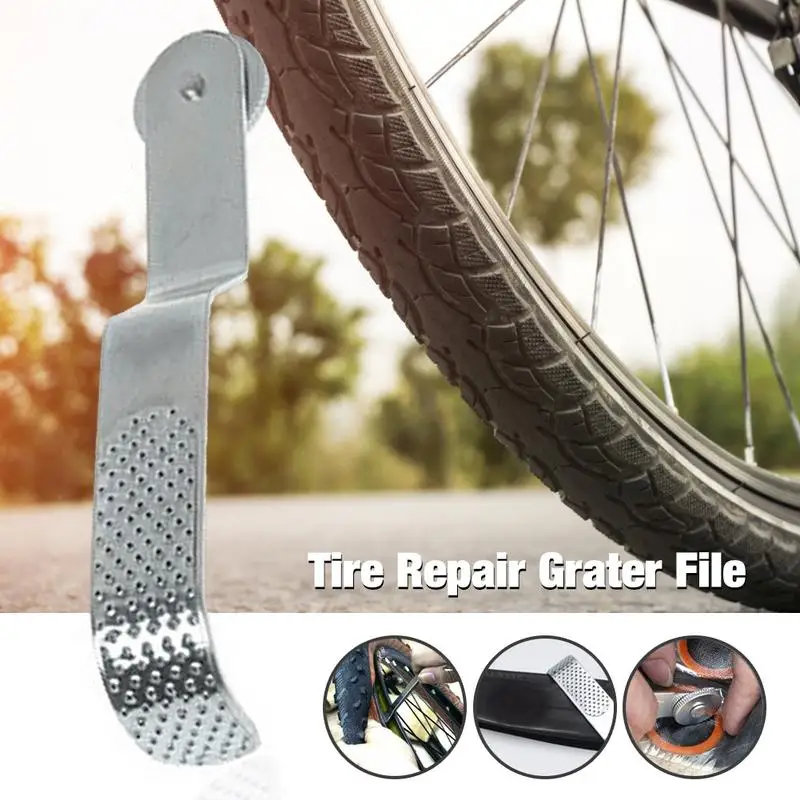 

Bicycle Tire Metal Grater File Tire Repair Kit Tool Tire Patch Grater Protectors Bicycle Accessories