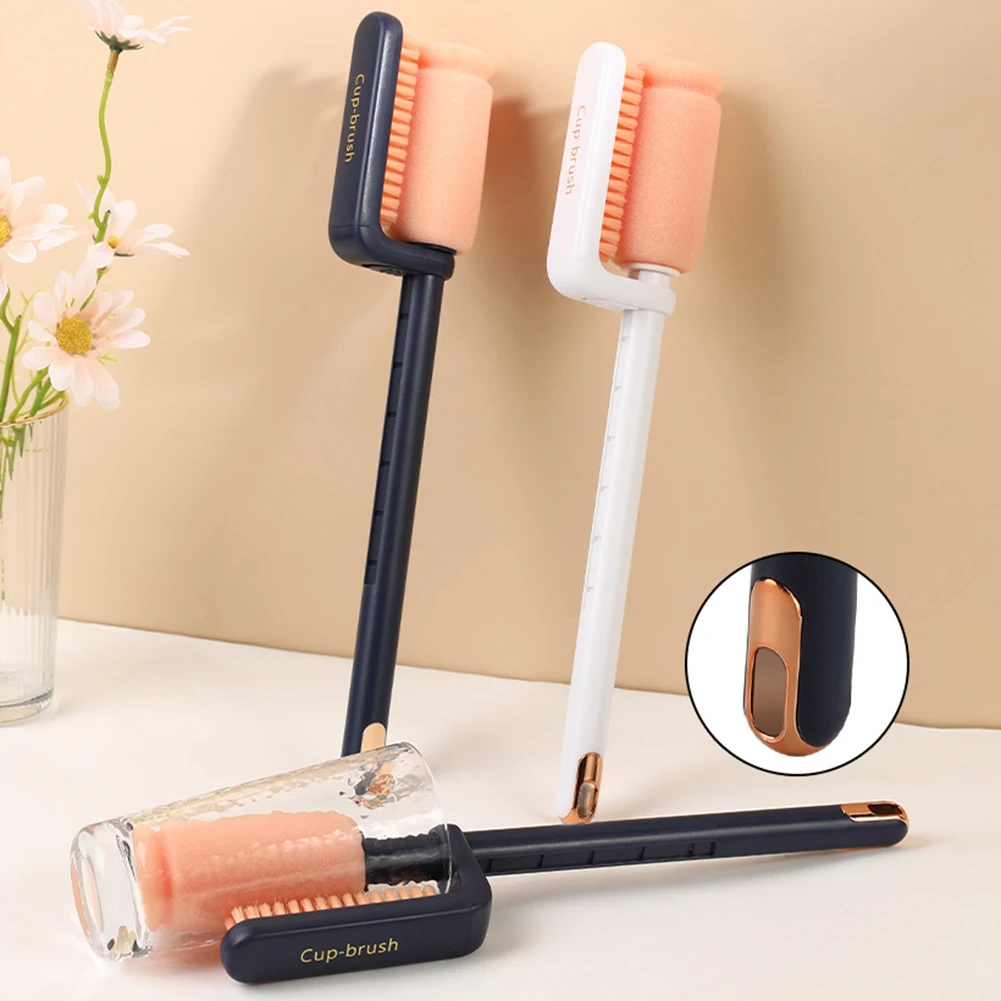 

Bottle Cleaning Brush Glass Cup Cleaning Brush Double-ended Telescopic Cup Brush Reusable Bottle Cleaning Tool For Wine Glass