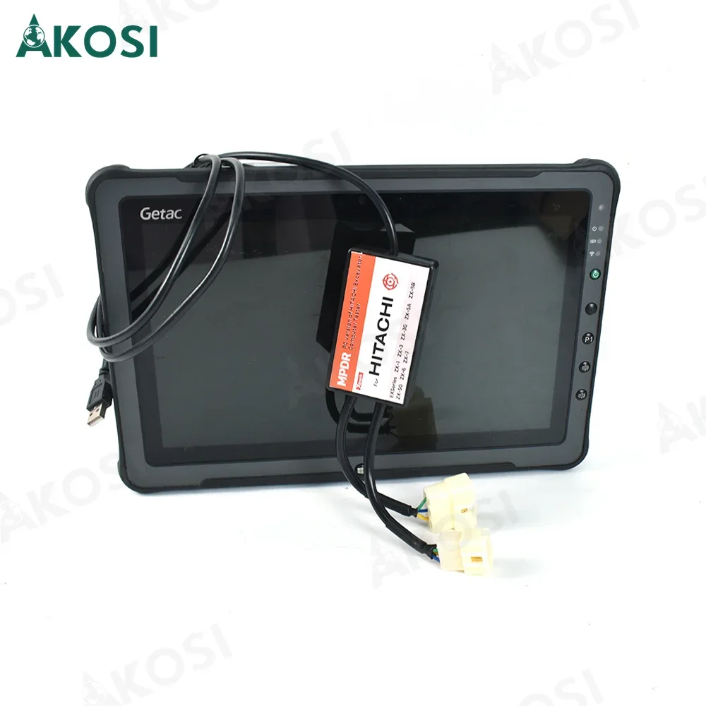 Getac F110 Tablet + MPDR Software 3.9 Heavy Duty диагностический инструмент тестер для экскаватора