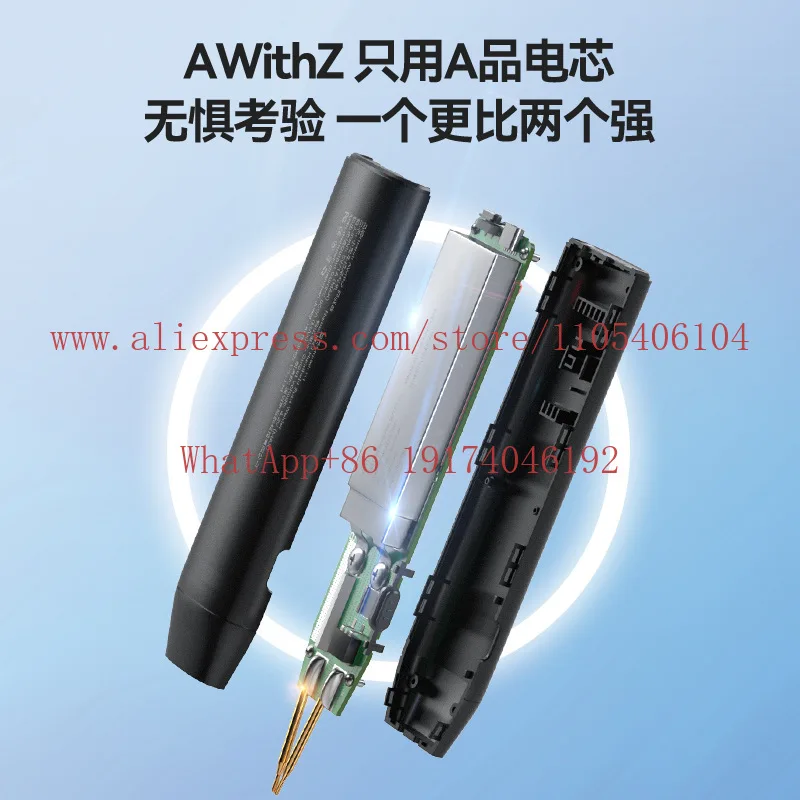Фото Портативный ручной точечный сварочный аппарат AWithZH1 для самостоятельной сварки никелевых листов и нержавеющей стали, для домашнего использования №4