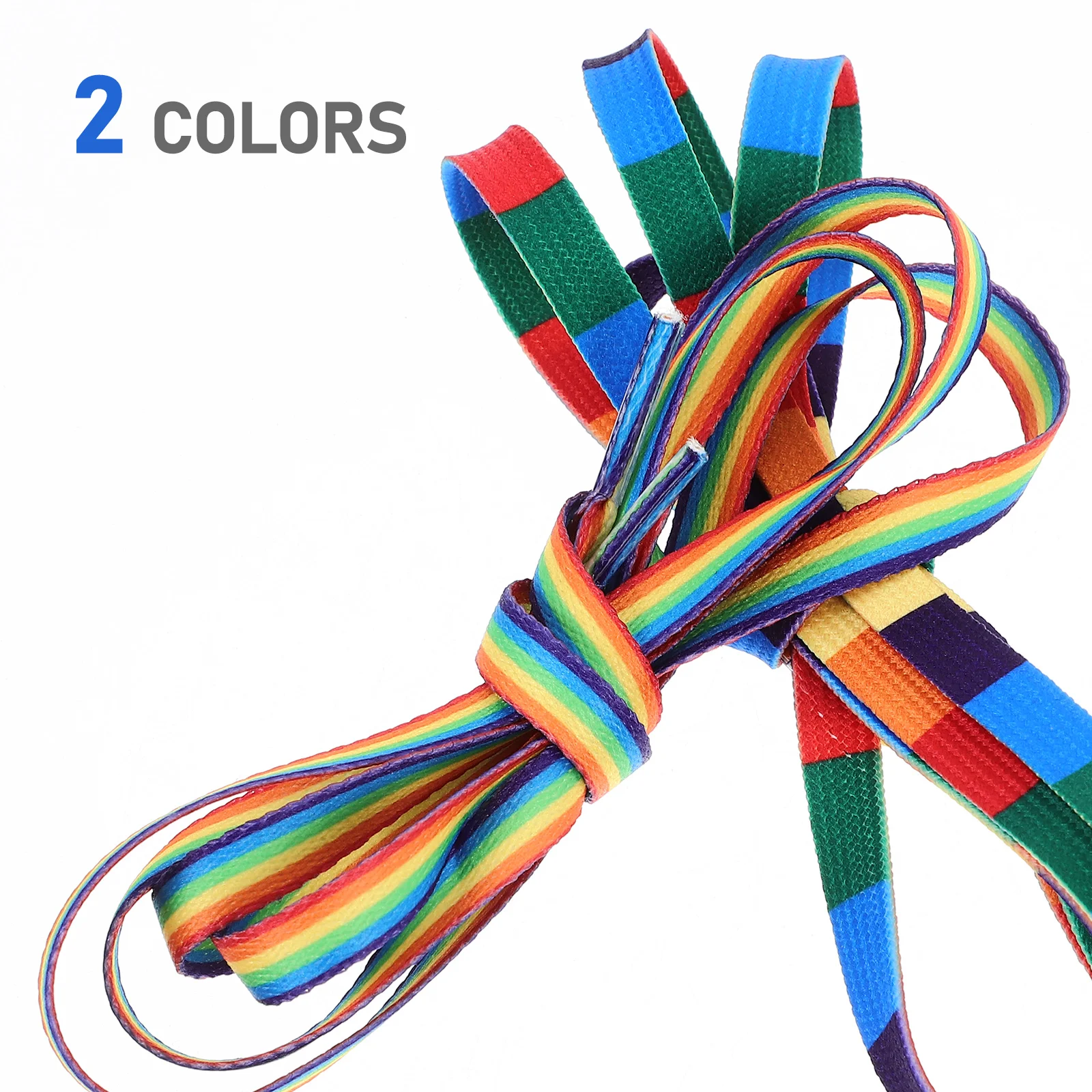 4 Pairs Shoe Laces Colorful Shoelaces Sneakers Rainbow Shoelaces Shoe Straps for Women Men