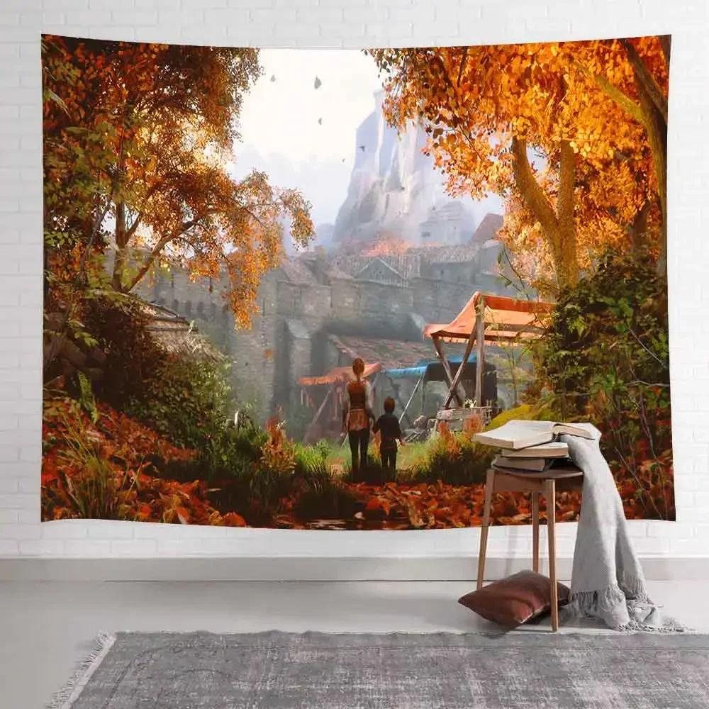 Летняя искусственная психоделическая лесная Цветочная настенная подвесная