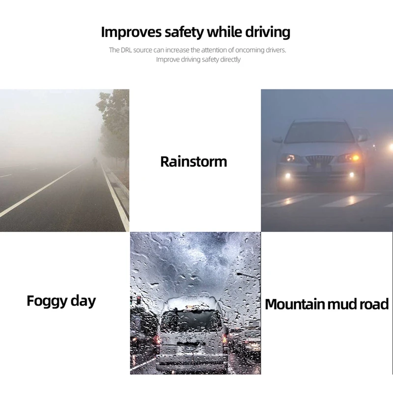 Автомобильные дневные ходовые огни указатели поворота противотуманные фары