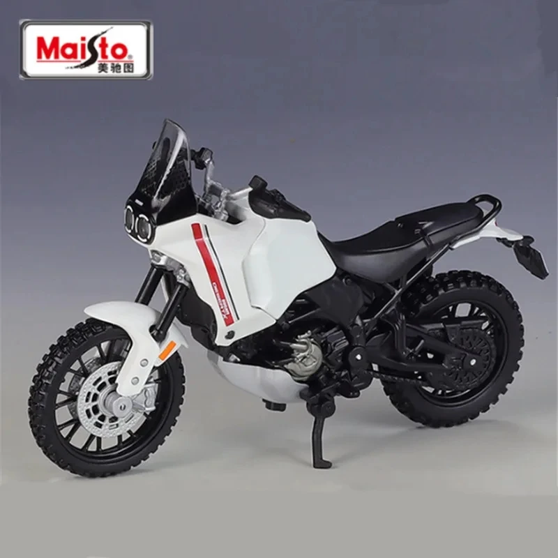 

Спортивная модель мотоцикла Maisto 1:18 Ducati Desert X из сплава, модель с литыми металлическими линиями для гоночных звеньев, подарки