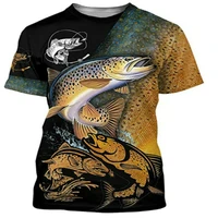 summer new mens and womens sports t shirt cremation fishbone 3d printing t shirt outdoor fishing o neck short sleeved funny t