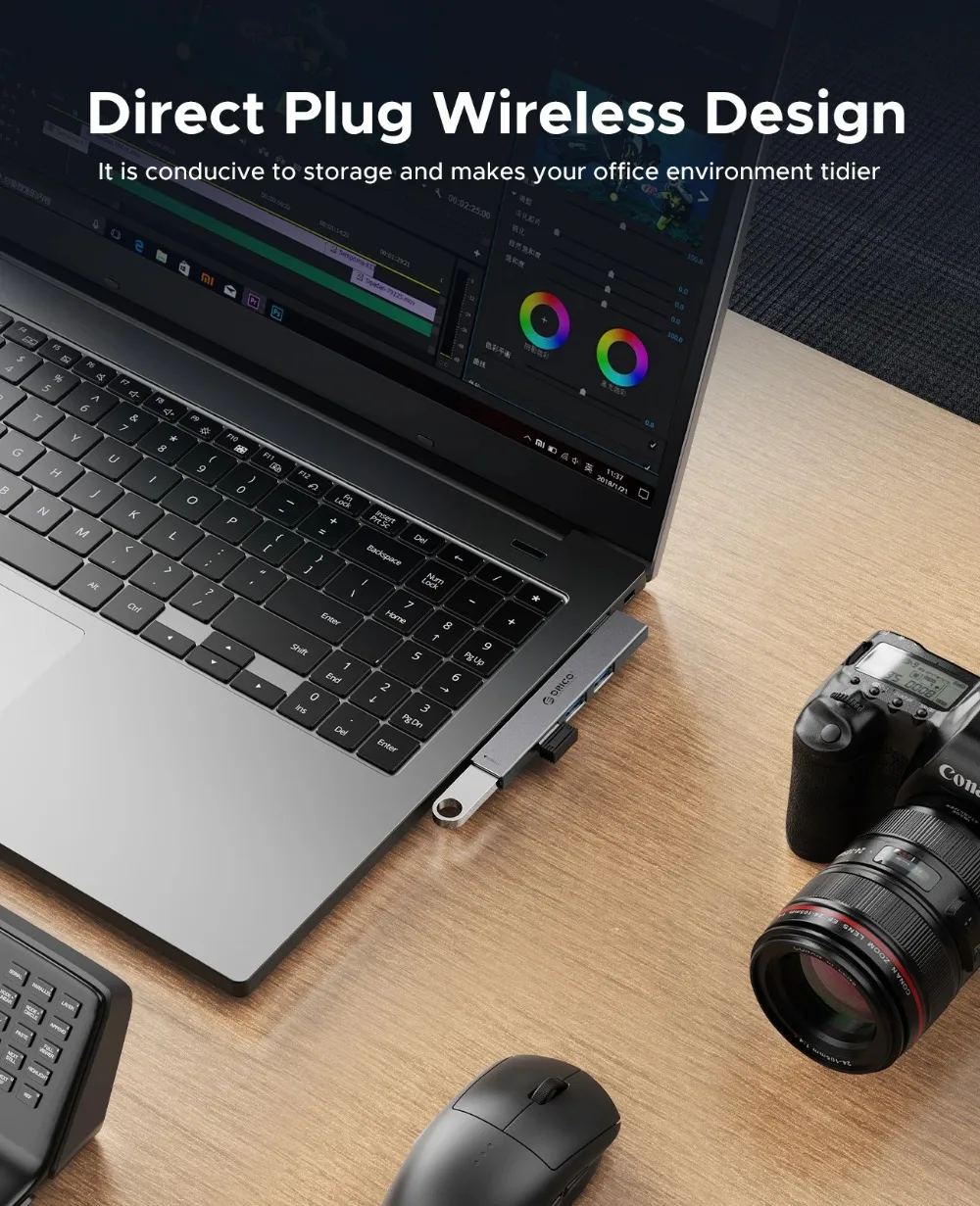 USB-Концентратор ORICO алюминиевый с поддержкой USB 3 0 и OTG