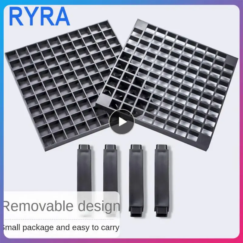 

Paint Brushes Colored Pencils Markers Desktop Storage Pen Holder 96 Hole Detachable Square Brush Holder Brush Drying Holder