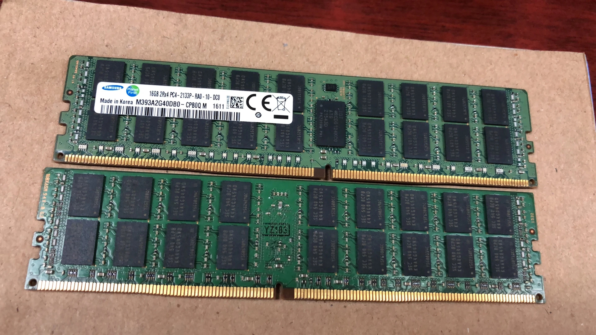 

RAM DDR4 16gb 2rx4 PC4-2133P-RA0-10-DCO 2133mhz Server Memory