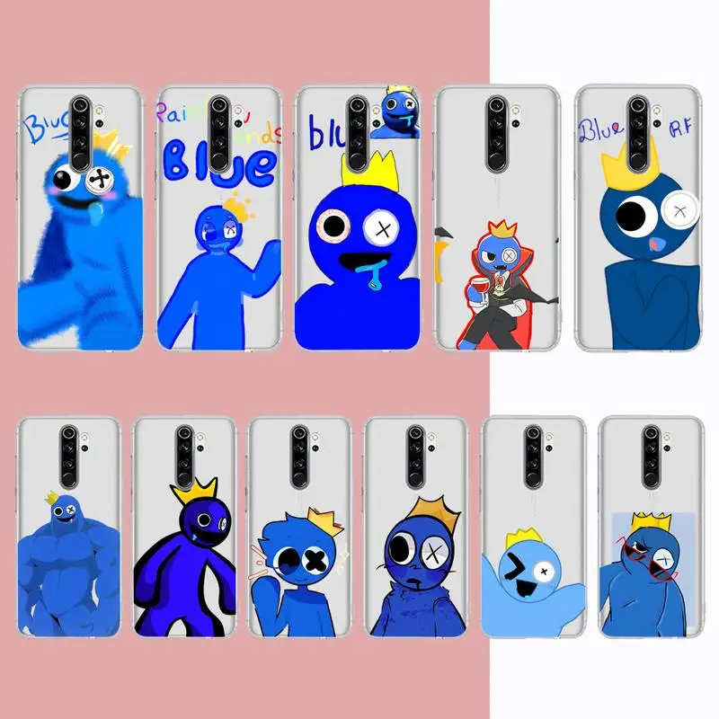 

Rainbow Friends Toy Cartoon Game Phone Case for Samsung S20 S10 lite S21 plus for Redmi Note8 9pro for Huawei P20 Clear Case