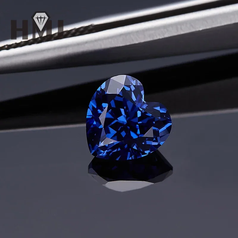 Высочайшее качество 100% настоящий королевский синий лабораторный сапфир