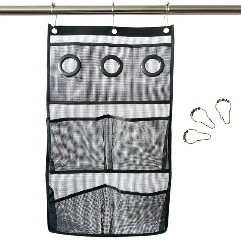 

Mesh Bath Shower Organizer Hanging Shower Caddy Bathroom Accessories Space Saving Toy Organizer