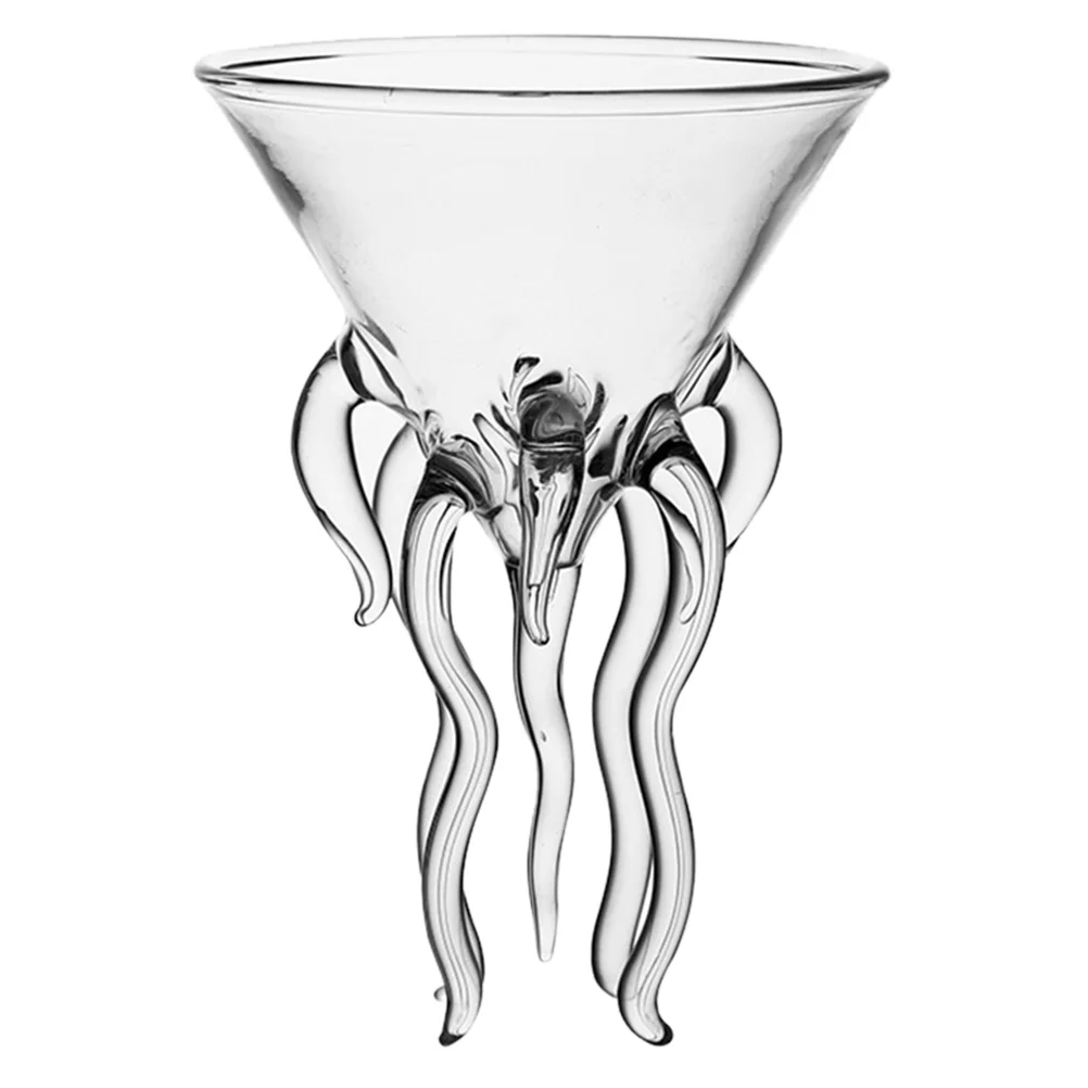 

Glasses Cocktail Cup Goblet Martini Octopus Champagne Whiskey Cups Creative Beverage Red Flutes Mojito Goblets Drinking Coffee