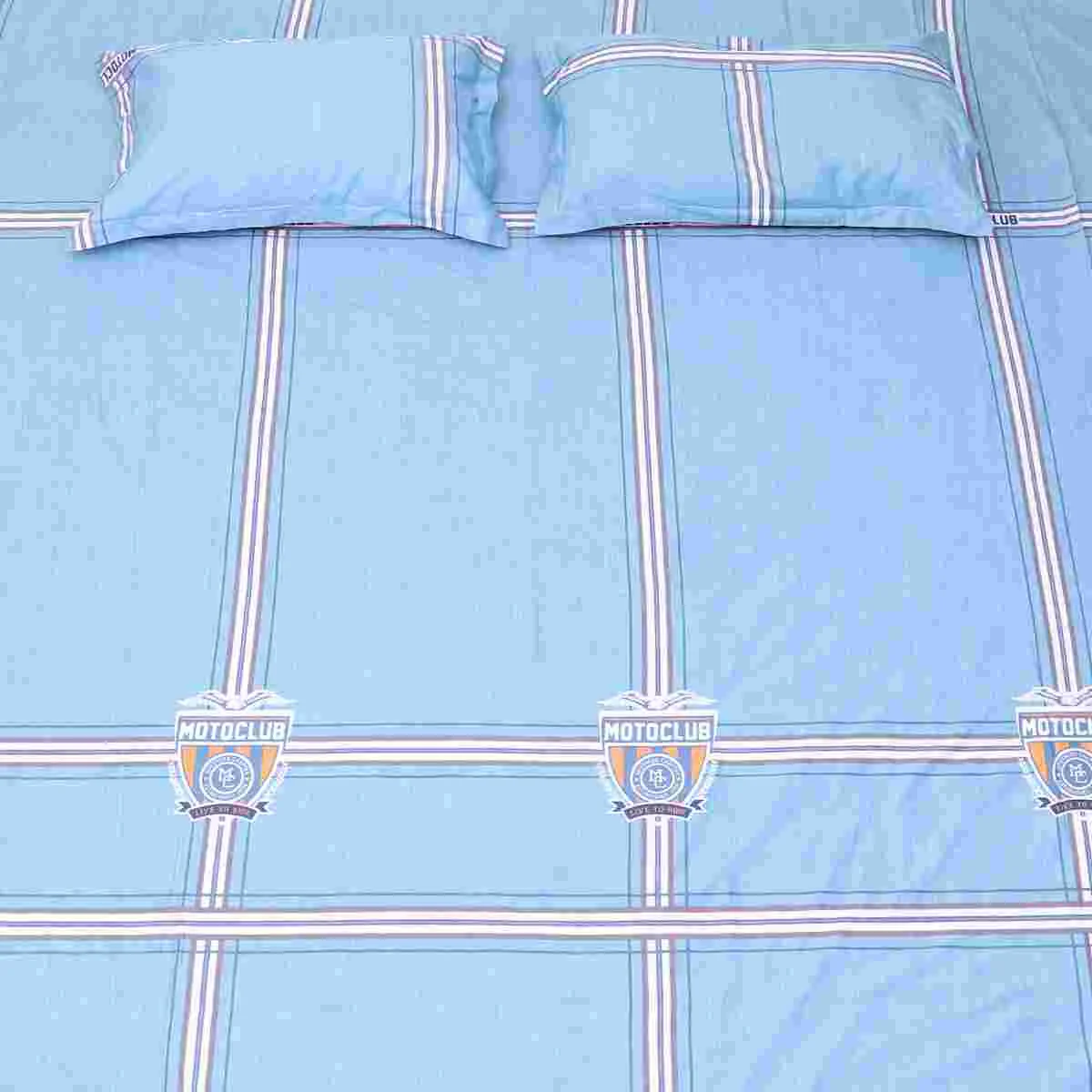 

4pcs Stripe Pattern Bedding Set Pillowcase Quilt Cover Bed Sheet Set for Bedroom